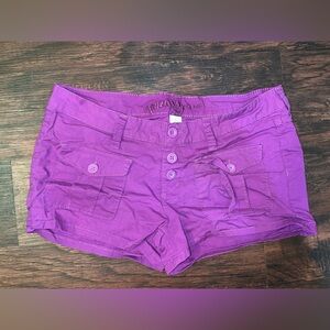 Arizona Jean Company Women's Vibrant Purple Cargo Shorts